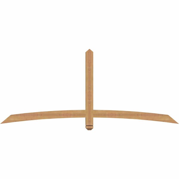 Ekena Millwork Bellingham Timber Gable Bracket, Western Red Cedar, 84"W x 35"H x 3 1/2"D x 3 1/2"F, 10/12 Pitch GBW084X35X0404BEL00SWR - main